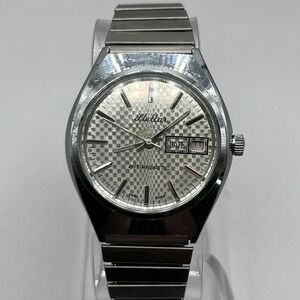 Stellar Antimagnetic Men's Mechanical Watch Silver Expandable Band- Working